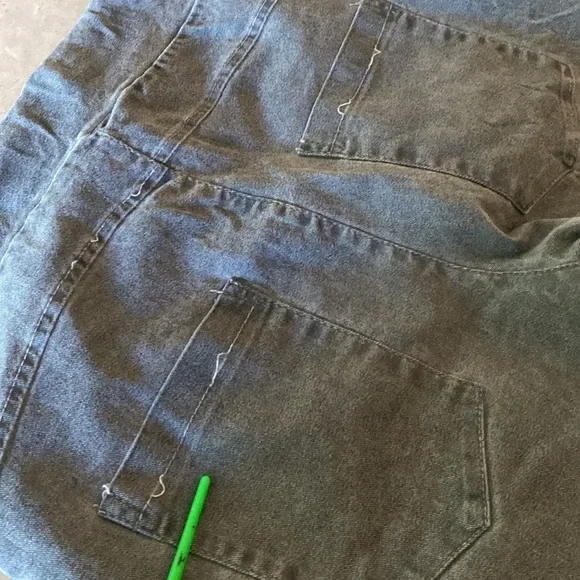 Venti 6 Sequin Star Denim Joggers- size small - Picture 5 of 6